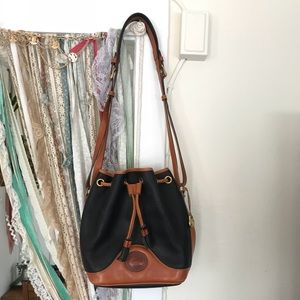 Dooney and Bourke all weather leather bucket purse